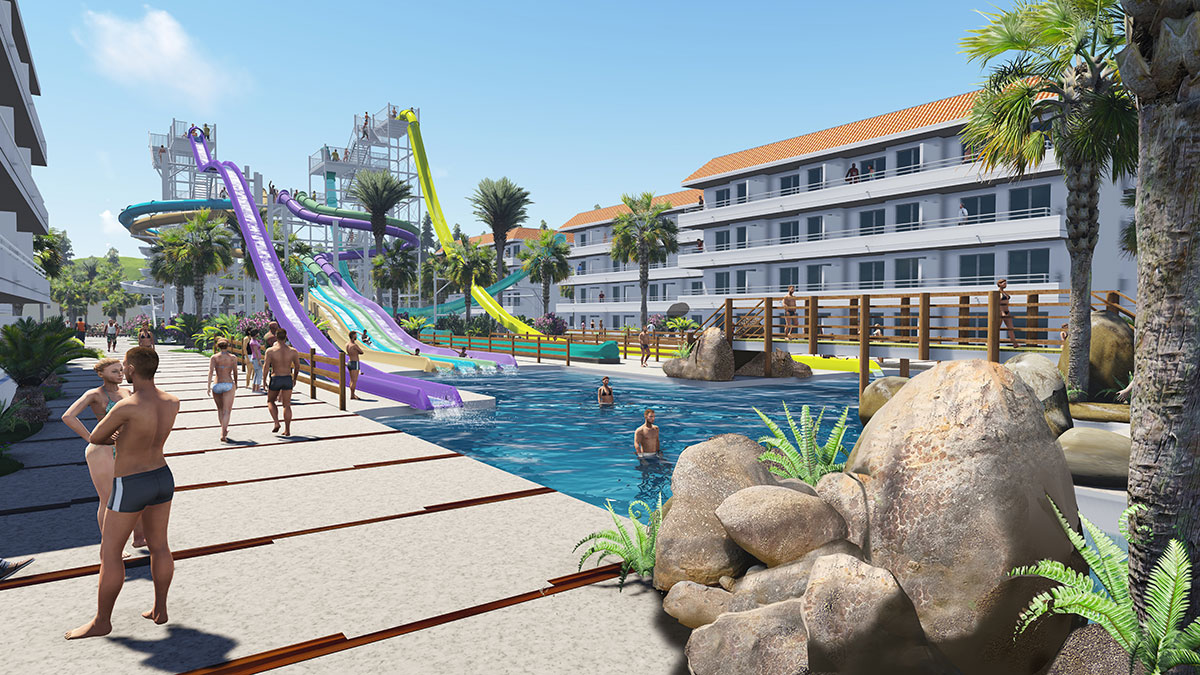 Avance del proyecto de parque acuático en Mallorca
