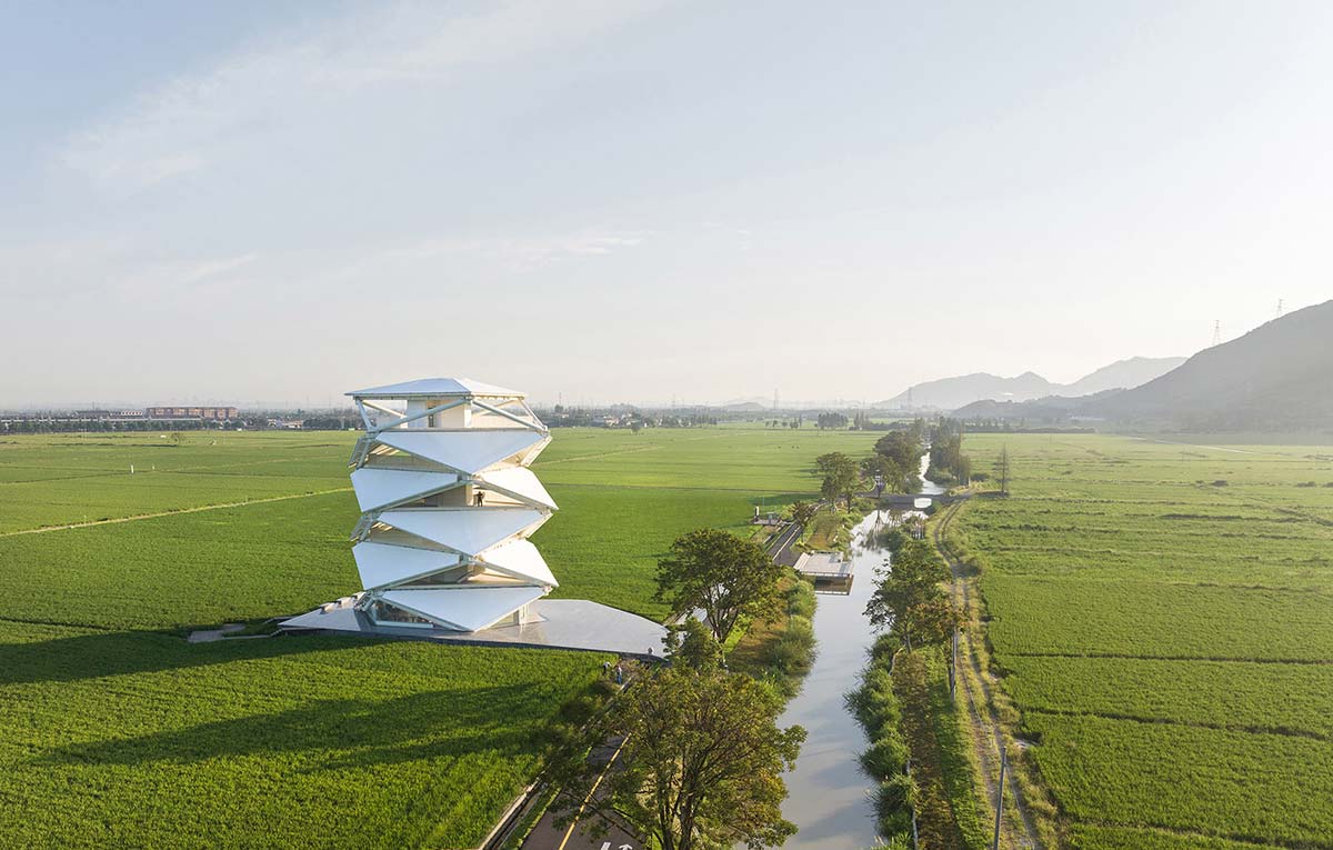 Arquitectura singular: The Lantern in the Paddy Field, China