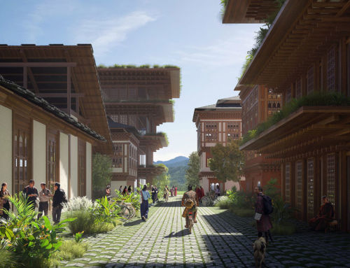 Diseño de la ciudad de la atención plena, Bután
