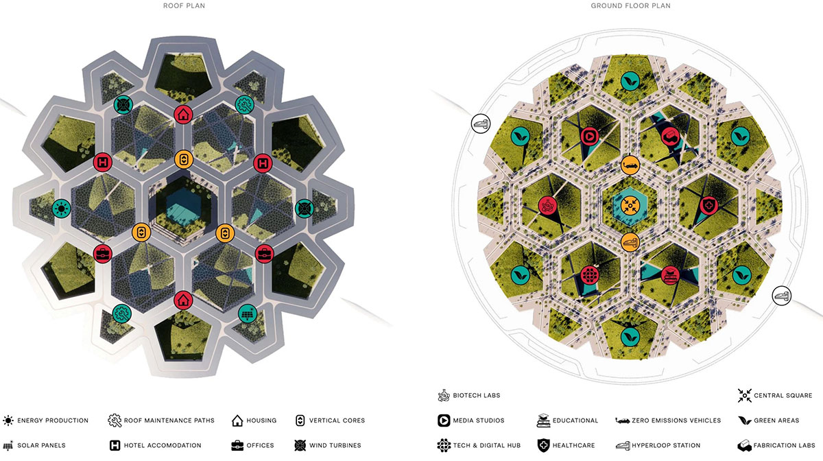 Diseño urbano para una ciudad biotecnológica adaptable 06