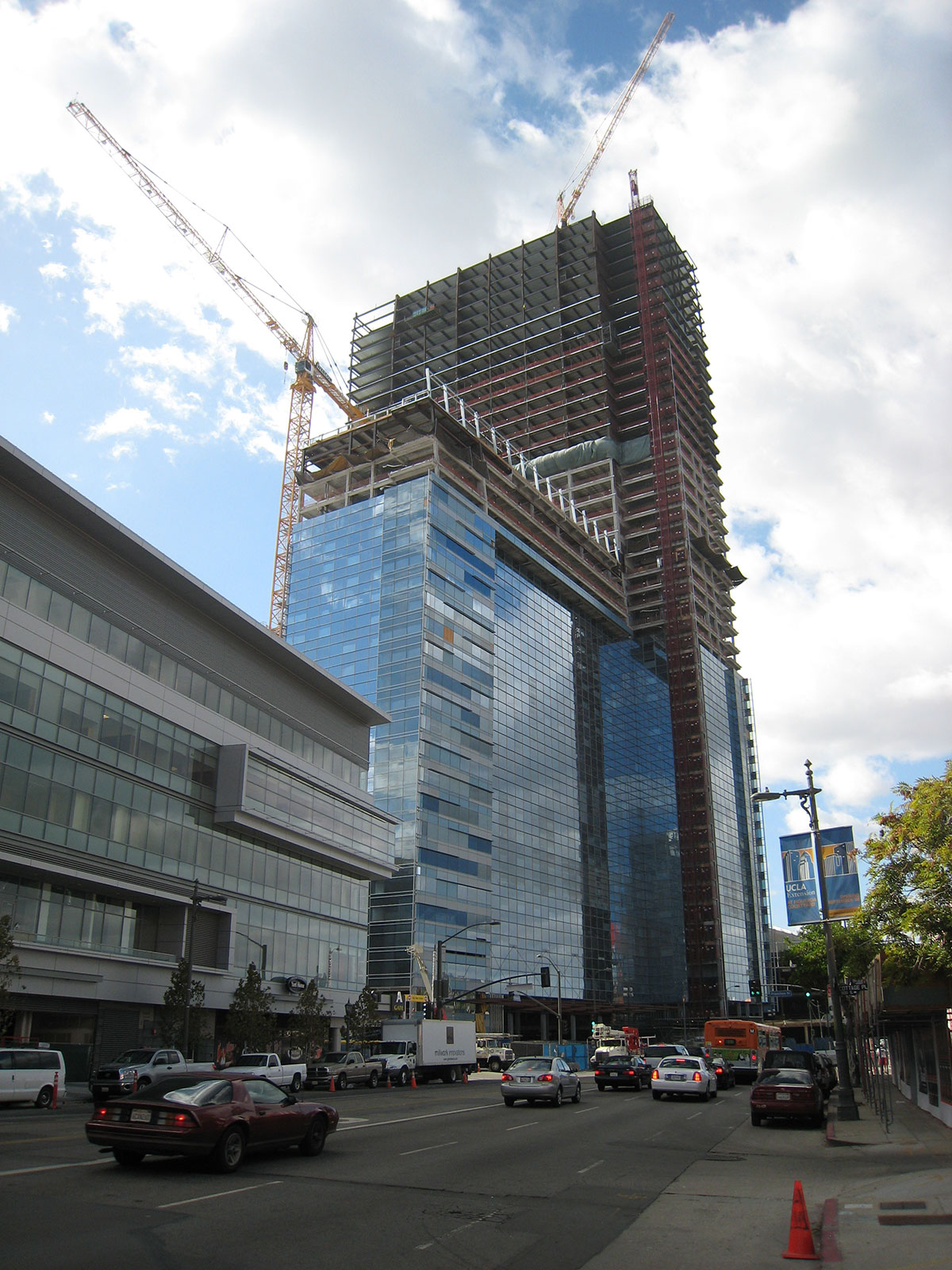 Núcleos de hormigón en la arquitectura de edificios altos