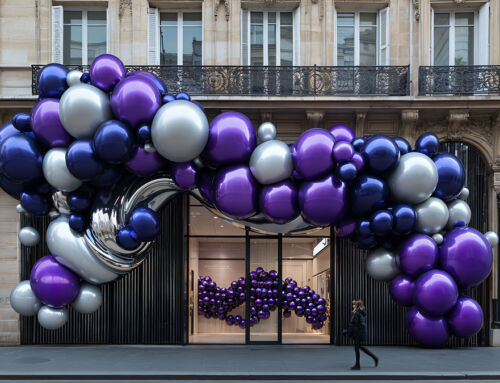 Diseño de fachadas temporales en comercios de París