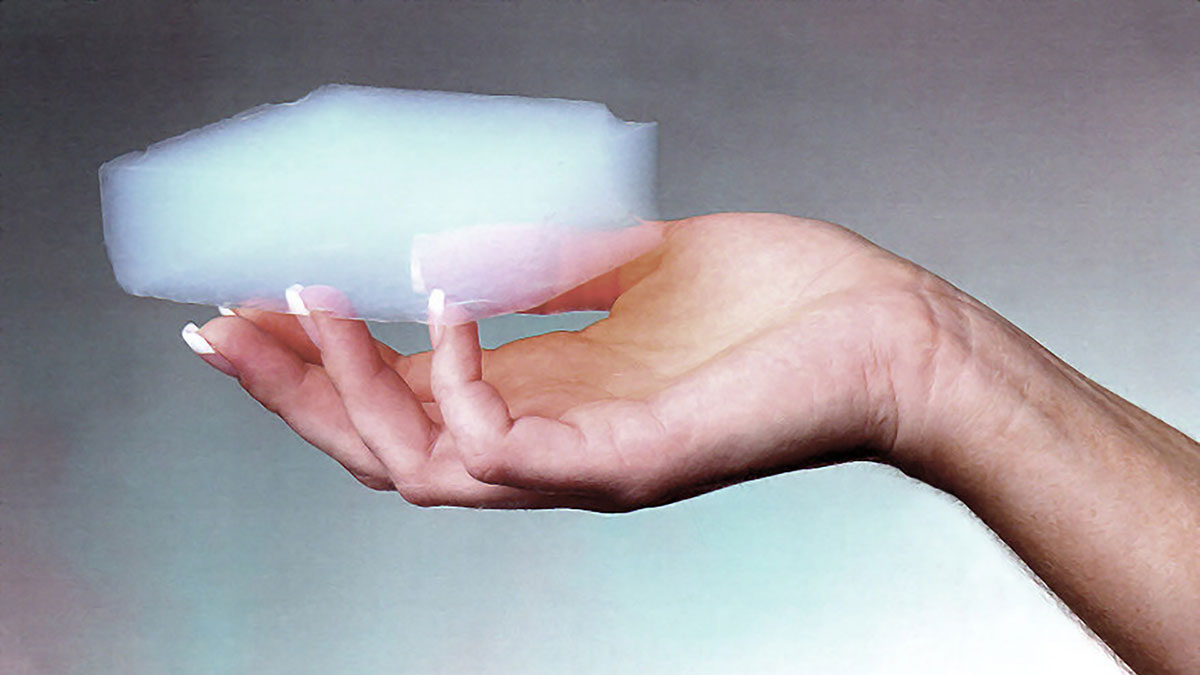 Aerogel: material ultraligero y superaislante