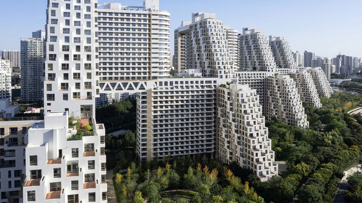 Habitat Qinhuangdao, un complejo residencial comunitario, China