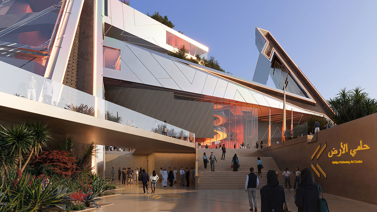 Centro de Artes Escénicas, Qiddiya City, Arabia Saudita