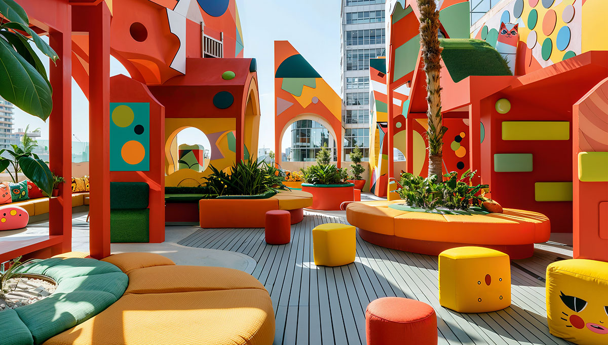 Geometrías afectivas: diseño que une a niños y adultos