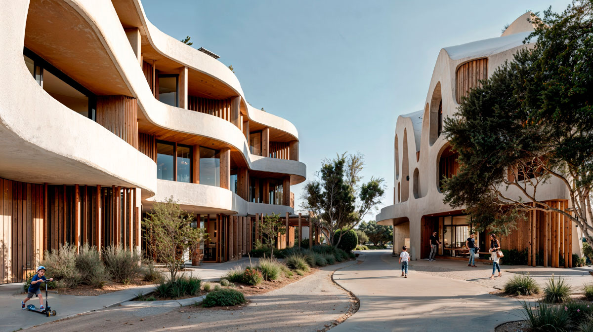 Complejo residencial a escala humana