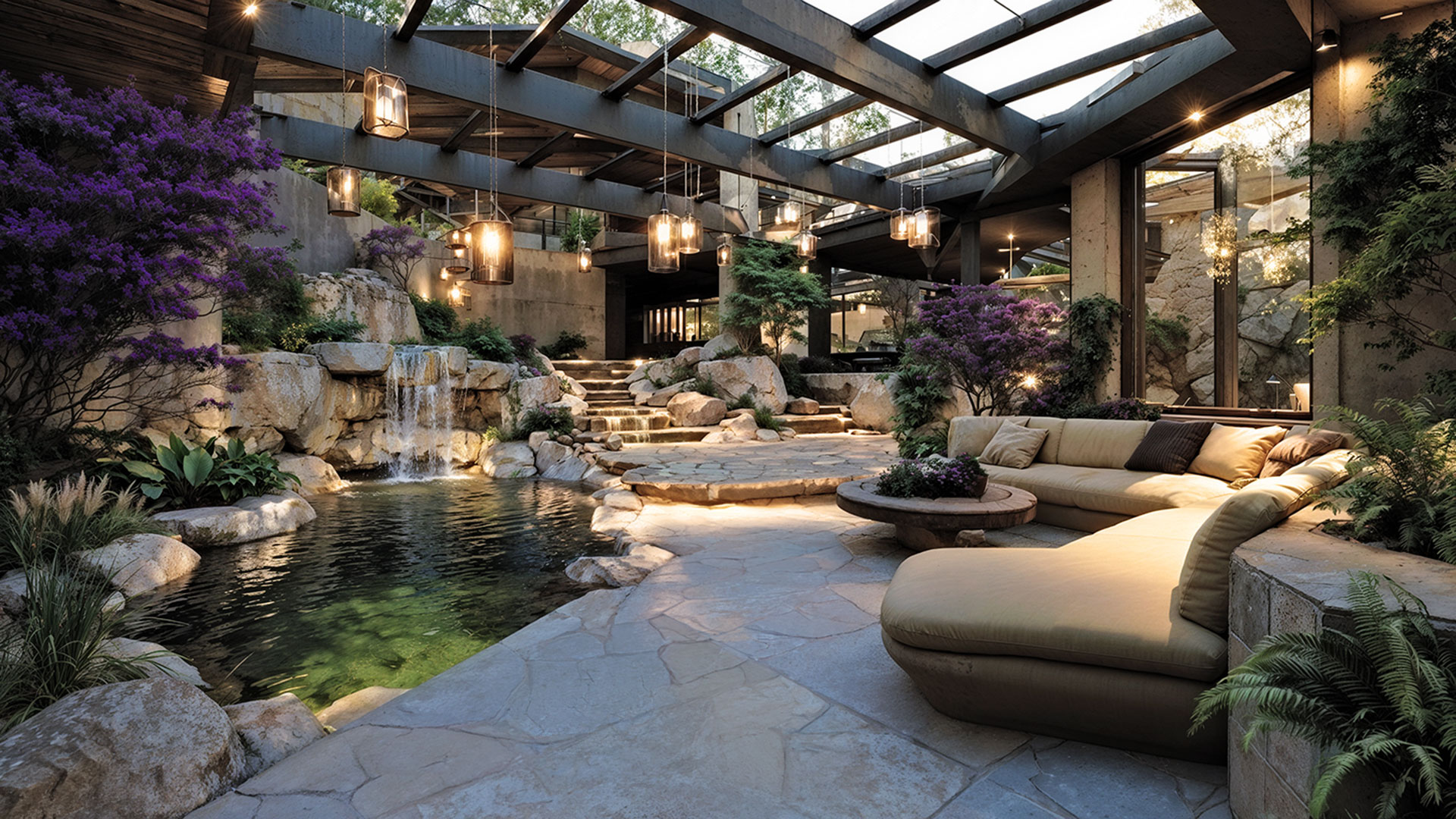 Un oasis a cubierto