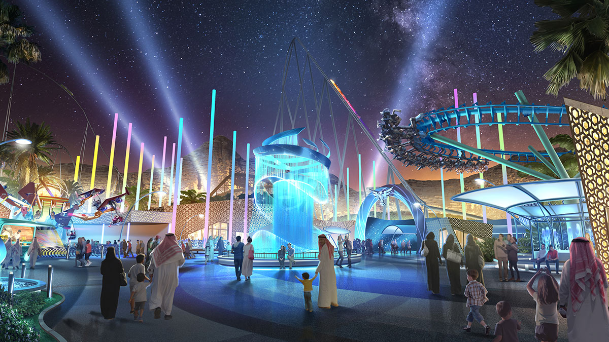 Amusement Logic en Six Flags Qiddiya: un gran proyecto de tematización
