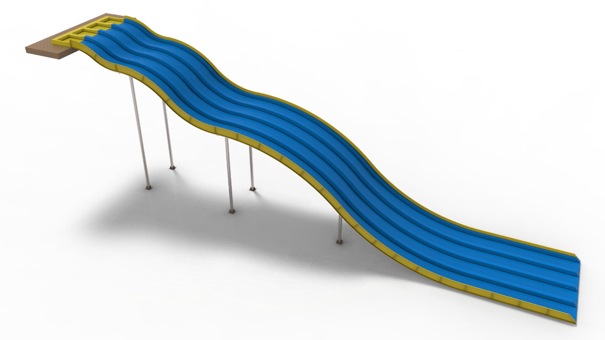 Prefabricated-Soft-Slides-C Pistas Blandas Prefabricadas: innovación en atracciones de parques acuáticos