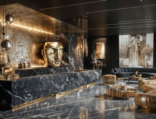 Un interiorismo de contrastes dramáticos