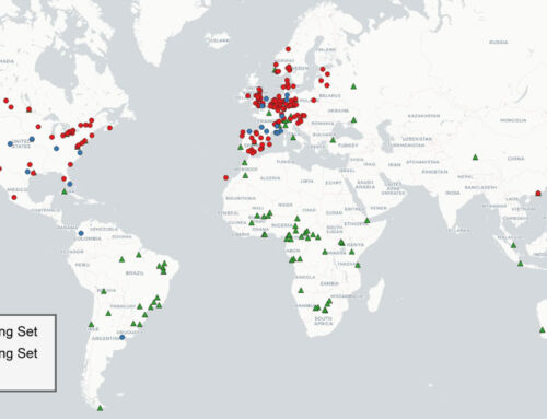 Un mapa gigante en 3D muestra casi todos los edificios del mundo
