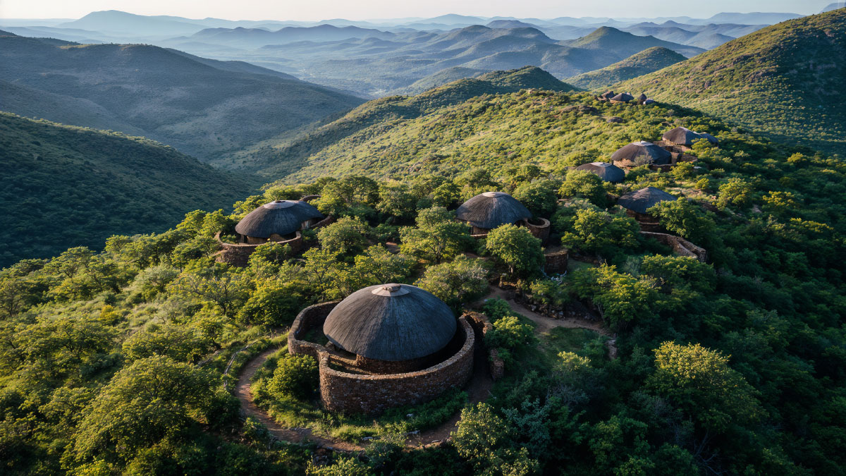 Cabañas circulares, arquitectura del respeto