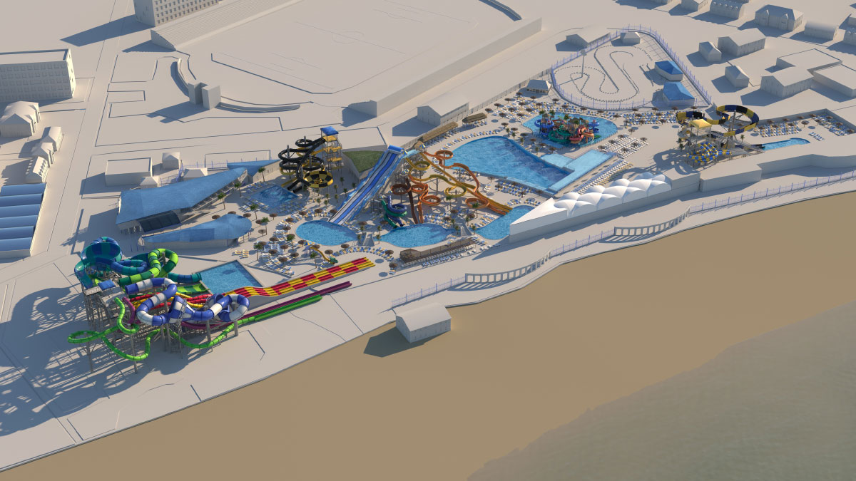 El diseño de toboganes acuáticos y la evolución de materiales