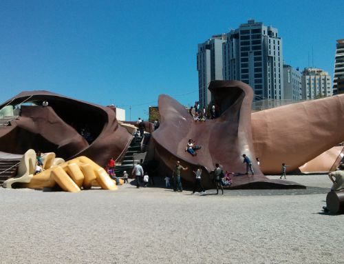 El parque Gulliver de Valencia, España