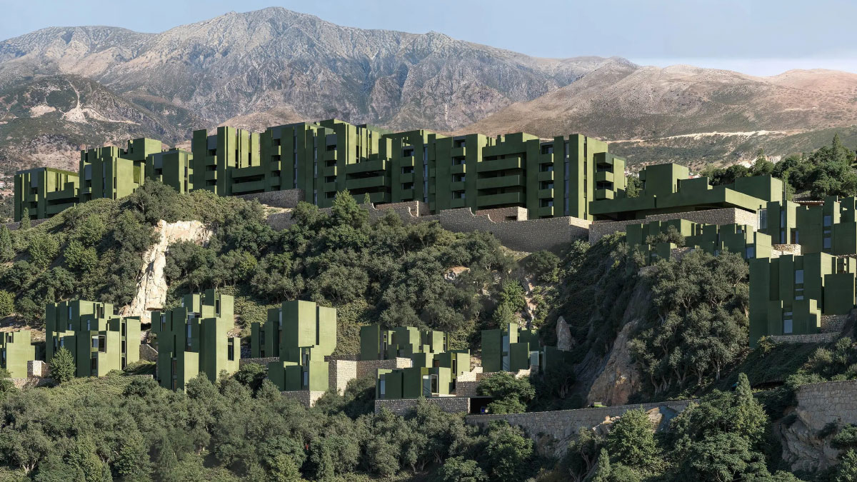 A-landscape-inspired-holiday-resort-01 Complejo turístico inspirado en el paisaje, en Dhërmi, Albania