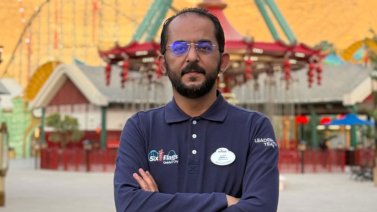 Ahmed Al Jassim, responsable de operaciones de zona en Six Flags Qiddiya City